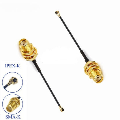 SMA Connector Cable Female To UFL/ U.FL/ IPX/IPEX,RF Coax Adapter Assembly Pigtail Cable 1.13MM RP-SMA-KY