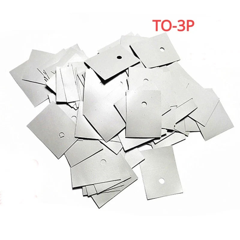 Transistor TO-220 TO-3P Silicone Sheet Insulation Pads Silicone Insulation Film Thermal Insulation Pad Silicone Heat Sink
