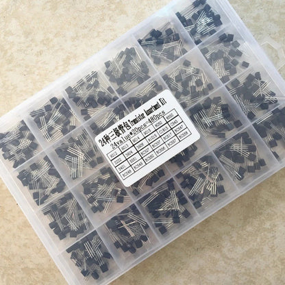 TO-92  Transistor Set Kit 2N2222 2N5401 2N5551 A1015 A733 S9014 C1815 C945 A42 A92 2N3904 2N3906 2N5401 2N5551