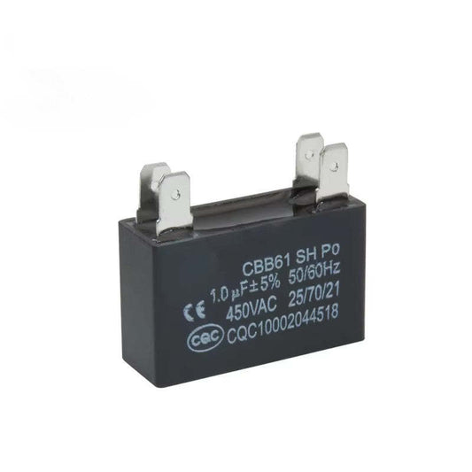 CBB61 start capacitor 450V Air conditioning External fan capacitor 1UF-12UF 1.5UF 2UF 3UF 4.5UF 6UF 7UF 10UF Fan Capacitor