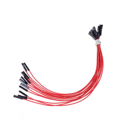 20Pcs 26AWG Soft Silicon Wire 1Pin Female To Female Jumper Wire Dupont Cable 25cm