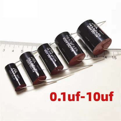 1Pc MKP Series Audiophile Frequency-Divided Audio Capacitor 400V 0.1uF-10uF SCR Polypropylene Non-Polarity Speaker Audio Capacitor
