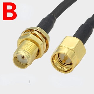 RG174 SMA To SMA RP SMA Male Plug & Female Jack Crimp Straight & Right Angle RF Coaxial Connector Pigtail Jumper Cable