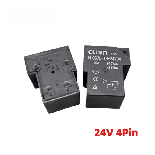Relay HHC67E-1H-24VDC 4Pin 40A 24V T90 Relay for welding machine New Original