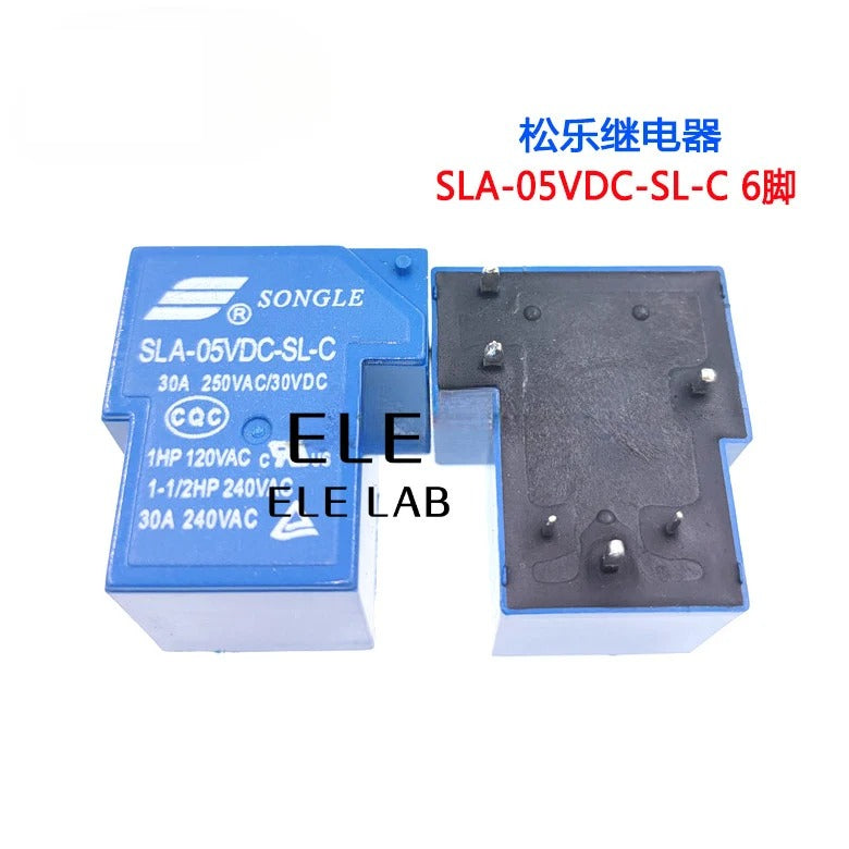 ‌SLA Relay 05VDC 09VDC 12VDC 24VDC 48VDC 30A Power Relay with 4Pin 5Pin 6Pin for High-Current Switching