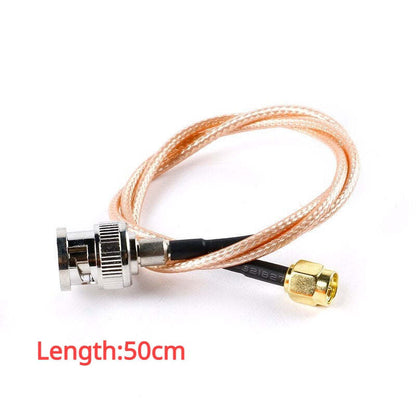 BNC-J Male To SMA-J Male Pug Connector RG316  RF Coax Cable Assembly Wire 15/30/50/100cm