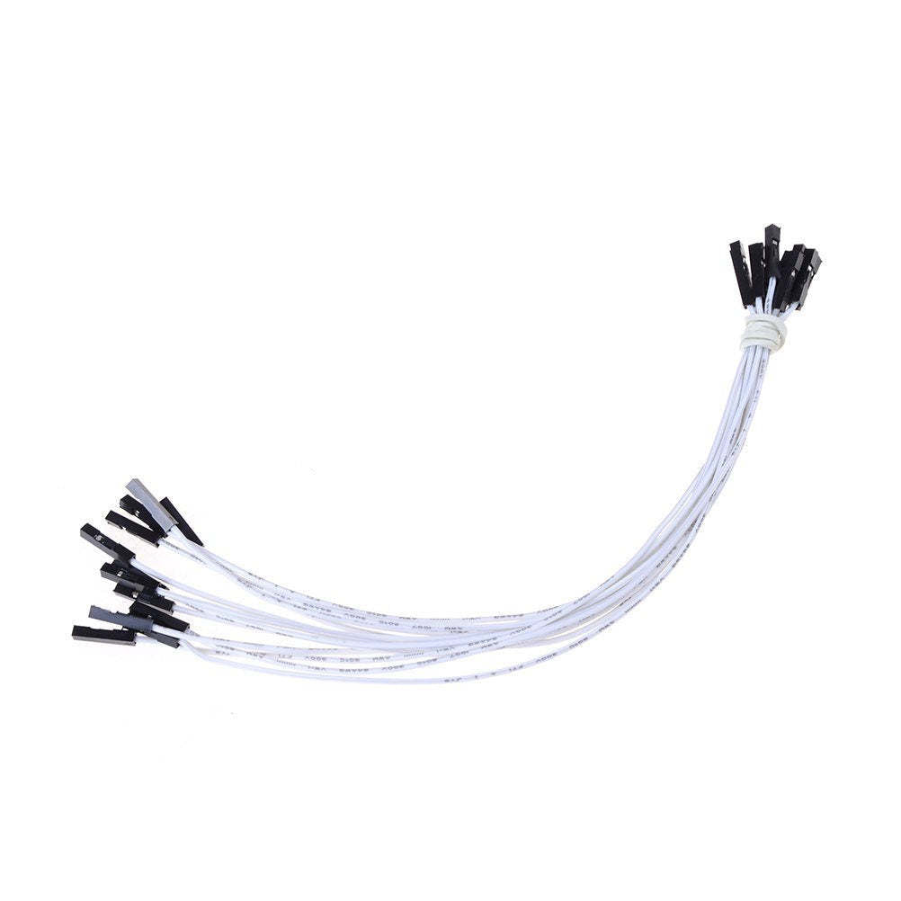 20Pcs 26AWG Soft Silicon Wire 1Pin Female To Female Jumper Wire Dupont Cable 25cm