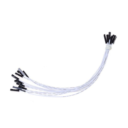 20Pcs 26AWG Soft Silicon Wire 1Pin Female To Female Jumper Wire Dupont Cable 25cm