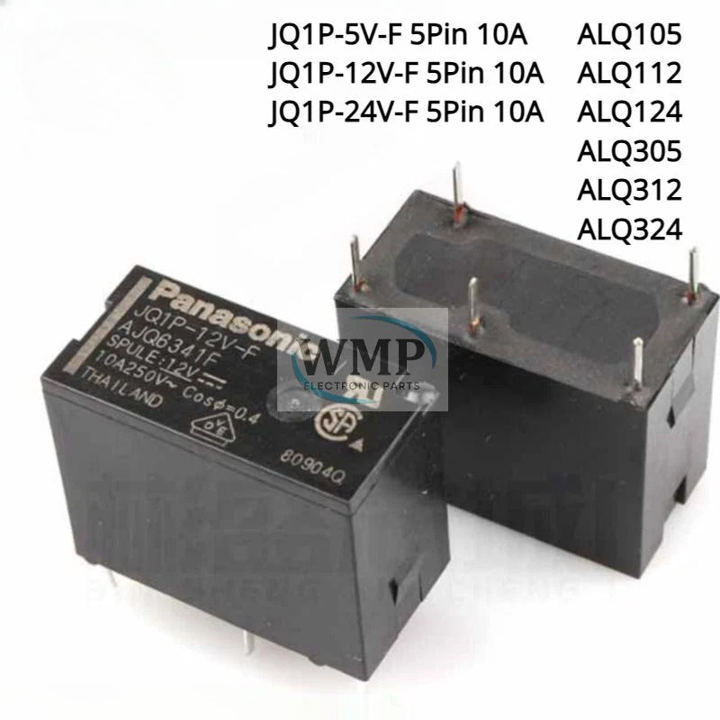 Original Relay JQ1P-12V-F ALQ105 ALQ112 ALQ124 ALQ305 ALQ312 ALQ324 New