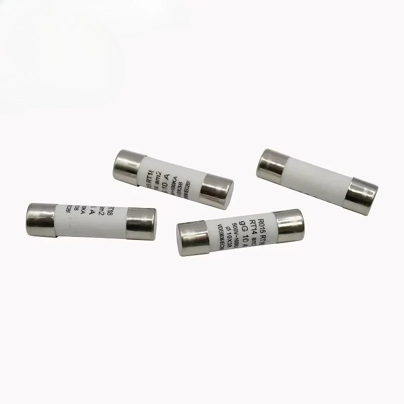 5Pcs Ceramic Fuse R015 Fuse 0.5A 500V 2A/3A/4A/5A/6A/8A/10A/16A/20A/25A/32A 10*38mm RT18 RO15 Ceramic Fuse