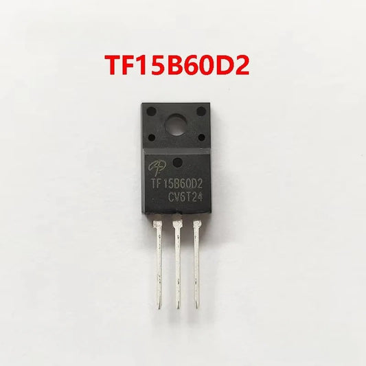 5Pcs TF15B60D2 AOTF15B60D2 transistor 15A 600V TO-220F