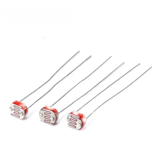 100Pcs LDR Photo Light Sensitive Resistor Photoelectric Photoresistor GL5528 5537 5506 5516 5539 5549 for Arduino
