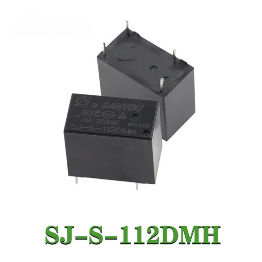 Original Relay SJ-S-112DMH Small power relay 4pin normally open 12V 10A 250VAC