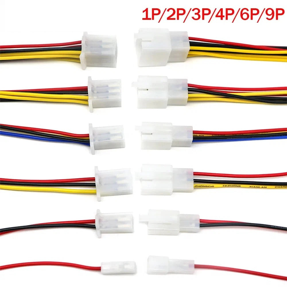 2.8mm Automotive Electrical Wire Connector Male Female Cable Terminal Plug for Motorcycle Ebike Car 2/3/4/6 Pin