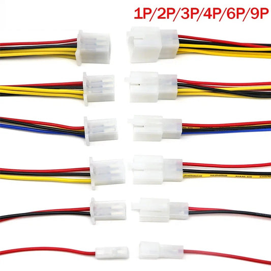 2.8mm Automotive Electrical Wire Connector Male Female Cable Terminal Plug for Motorcycle Ebike Car 2/3/4/6 Pin