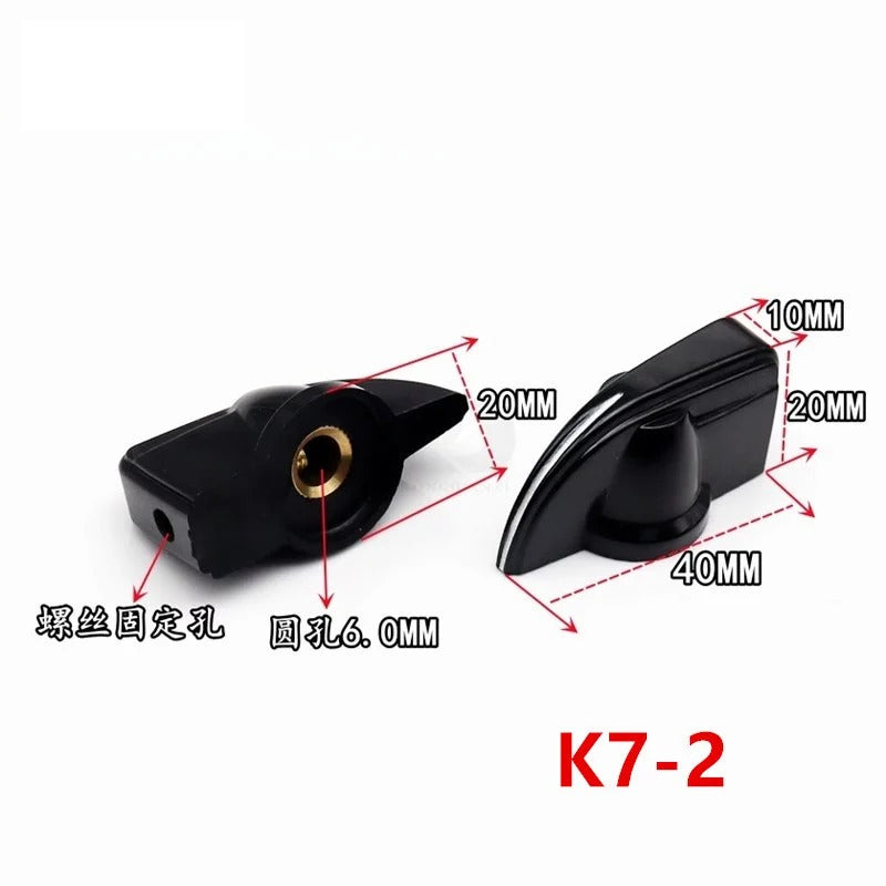 Band Switch Knob Cap K7-1 K7-2 Potentiometer Knob Cap Copper Core Circular Hole 6MM