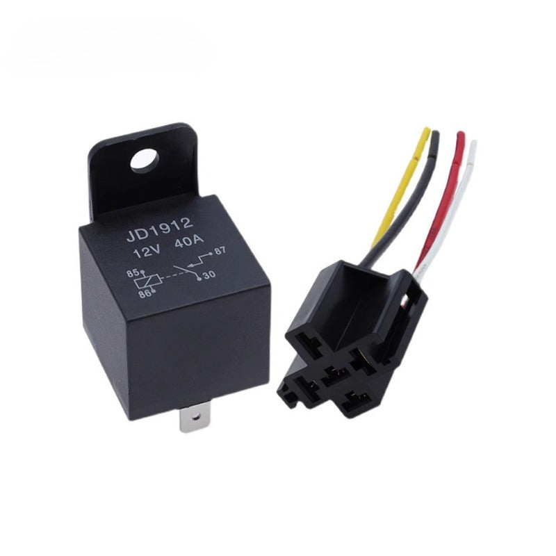 JD1912 Relay 4 Pin 40A 12V 24V 36V 48V 60V 72V SPST Car Truck Van Motorcycle Boat Relay