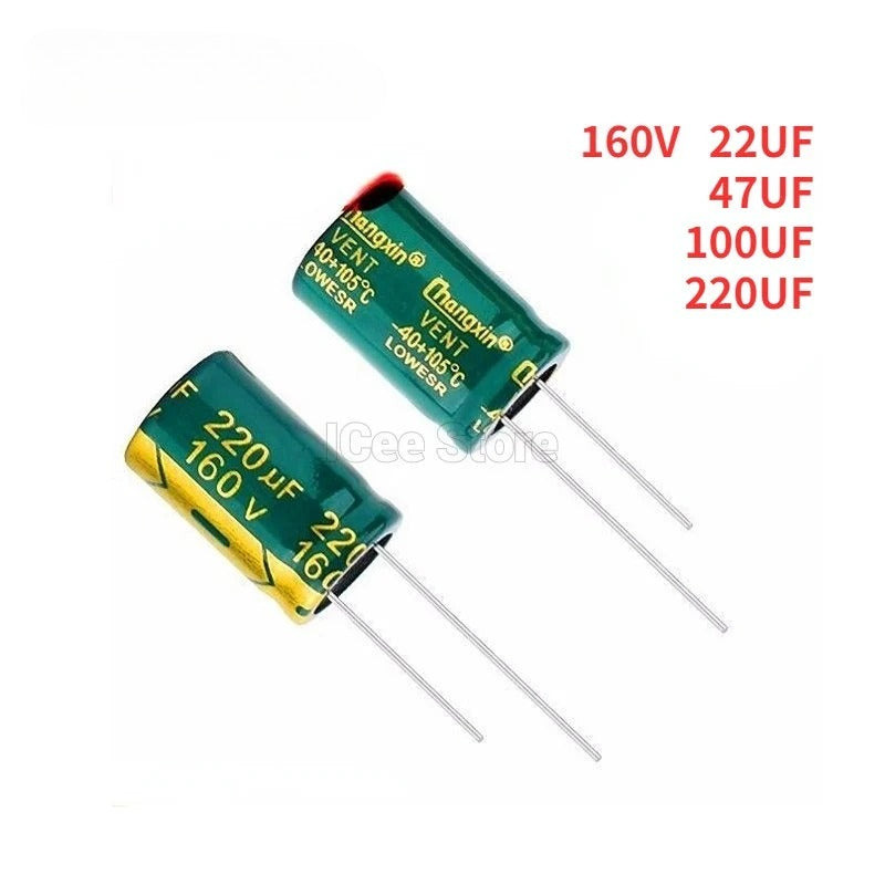 Aluminum Electrolytic Capacitor 160V High Frequency Low ESR 160V 22UF 47UF 100UF 220UF