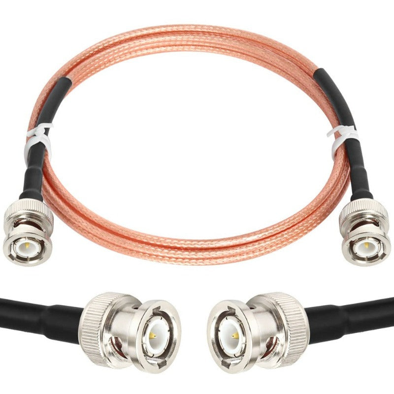 1M 3.28FT RF BNC Cables 50 Ohm BNC Male Cable RG316 Antenna Cable for Antenna Scanners Handheld Ham Radios Etc.