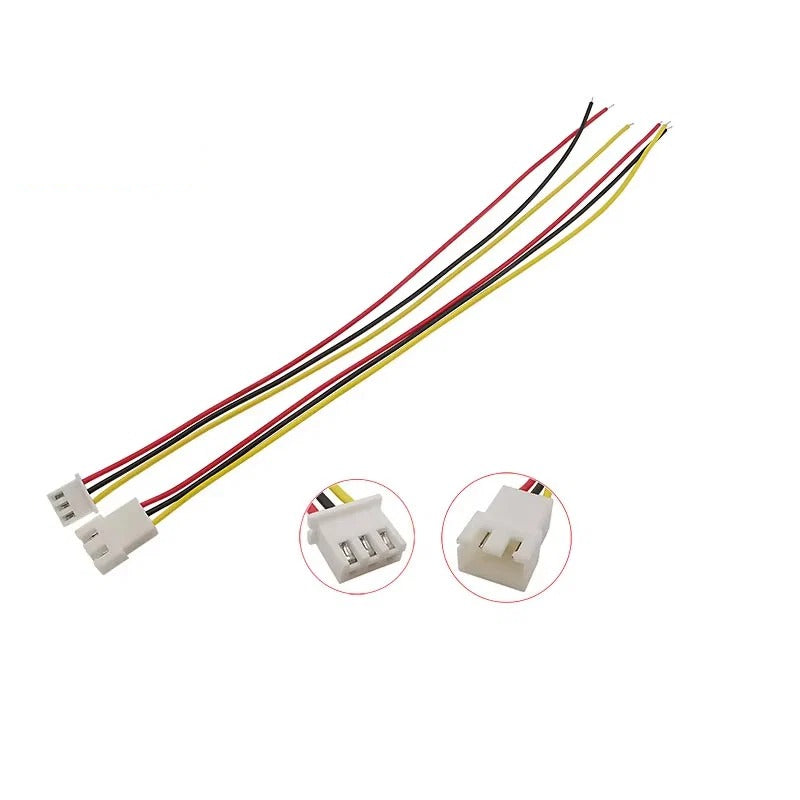 XH2.54 2/3/4/5/6 Pin Wire Cable Male Female Plug Socket Pitch 2.54mm Electronic wire Color Connector Cable 26AWG 20cm