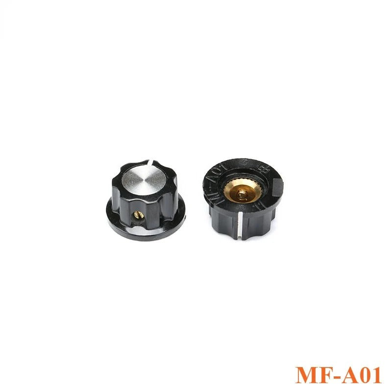 Potentiometer Knob Cap MF-A01 MF-A02 MF-A03 MF-A04 MF-A05 Rotary Switch Knobs Caps 6mm for RV24 3590S WHT118 WXD3