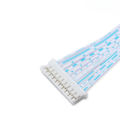 PH2.0mm Pitch 2.0mm blue White Wire Ribbon Cable Single/Double Head Same Direction/Reverse Line length 20cm 2/3/4/5/6 Pin