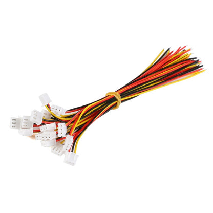 10Pairs XH2.54 Wire Cable 2/3/4/5/6 Pin Pitch 2.54mm 20cm 26AWG Connector XH Plug Male & Female Battery Charging Cable
