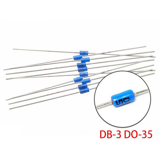 100Pcs  DB3 DB-3 Diac Trigger Diodes DO-35 DO-204AH