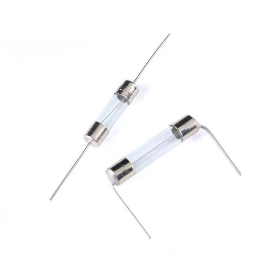10Pcs 5*20mm Axial Glass Fuse Fast Blow 250V with Lead Wire 5*20 F 0.5A/1A/2A/3A/3.15A/4A/5A/6.3A/8A/10A/12A/15A The Fuse Tube