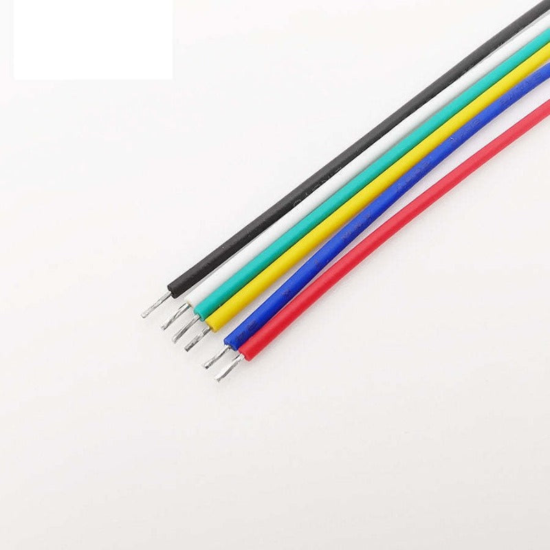 100Pcs 24AWG Breadboard Jumper Cable Wire Tin-Plated PCB Solder Cable Flexible Two Ends PVC Electronic Wire 5-20CM for Arduino