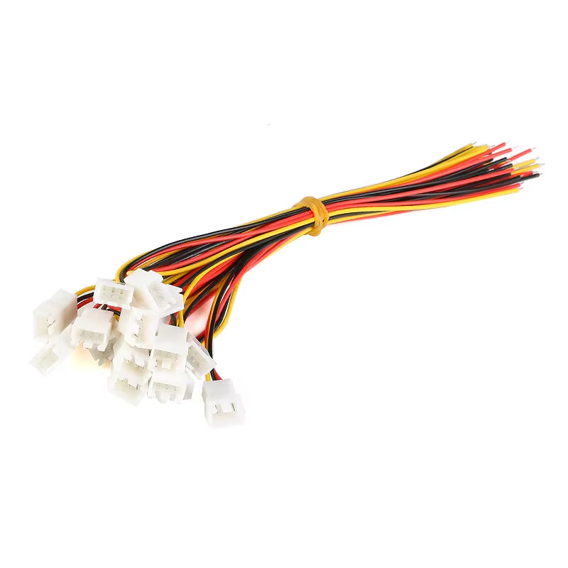 10Pairs XH2.54 Wire Cable 2/3/4/5/6 Pin Pitch 2.54mm 20cm 26AWG Connector XH Plug Male & Female Battery Charging Cable