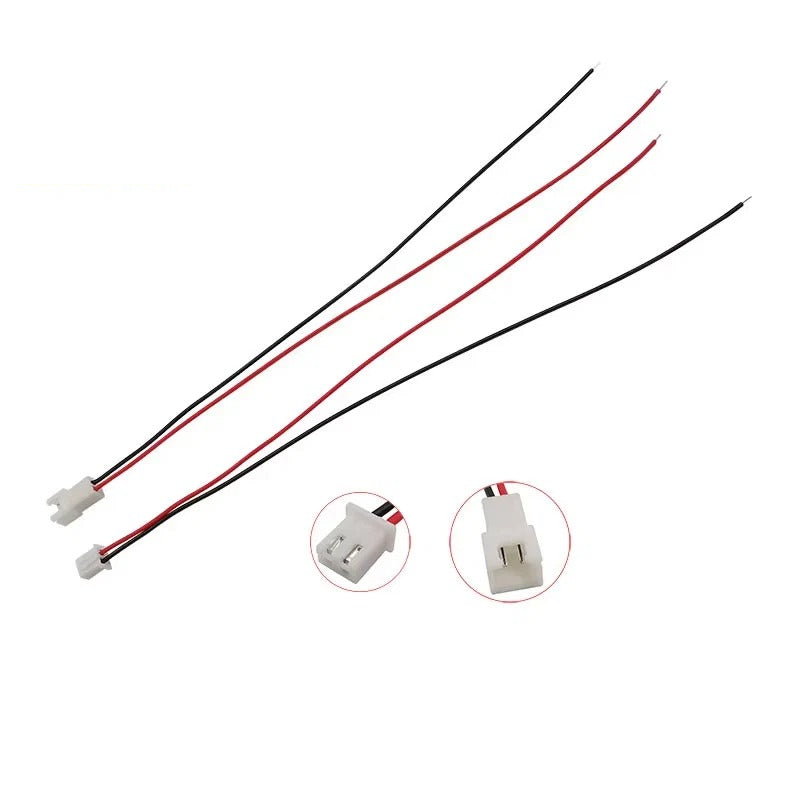 XH2.54 2/3/4/5/6 Pin Wire Cable Male Female Plug Socket Pitch 2.54mm Electronic wire Color Connector Cable 26AWG 20cm