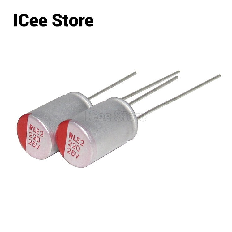 10Pcs Solid Electrolytic Capacitor Super Low ESR DIP 6.3V 10V 16V 25V 35V 100UF 220UF 470UF 1000UF