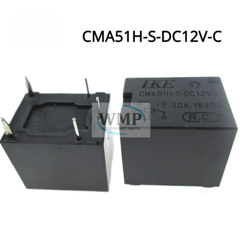 Original HKE Relay CMA51H-S-DC12V-C for Auto Car CMA51H-S-DC12V-A 5Pin 20A 16V Automotive Relay