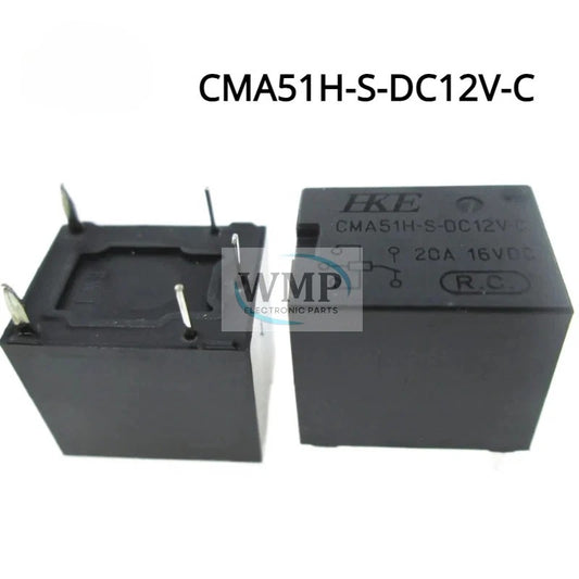 Original HKE Relay CMA51H-S-DC12V-C for Auto Car CMA51H-S-DC12V-A 5Pin 20A 16V Automotive Relay