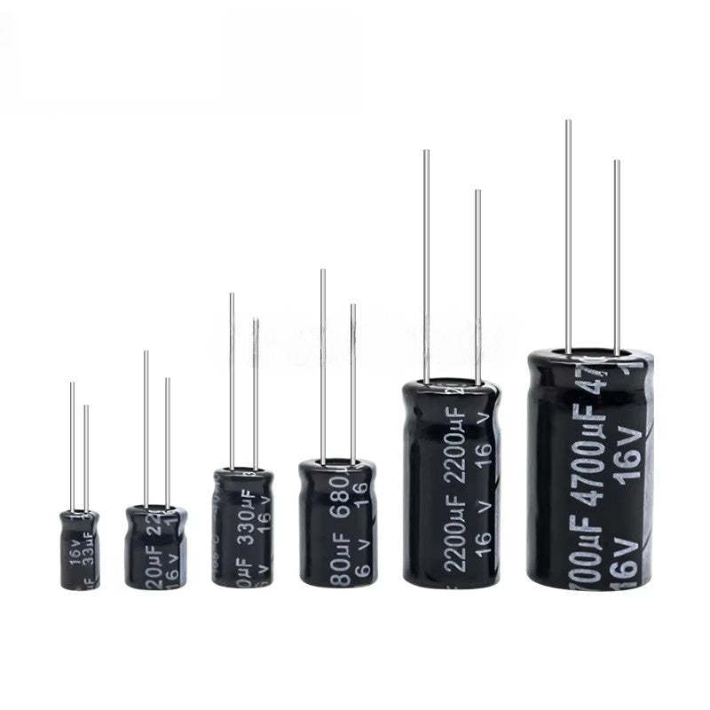 Electrolytic Capacitor 10V 16V 25V 35V 50V 10UF 220UF 100UF 470UF 1000UF 2200UF Aluminum Electrolytic Capacitor New