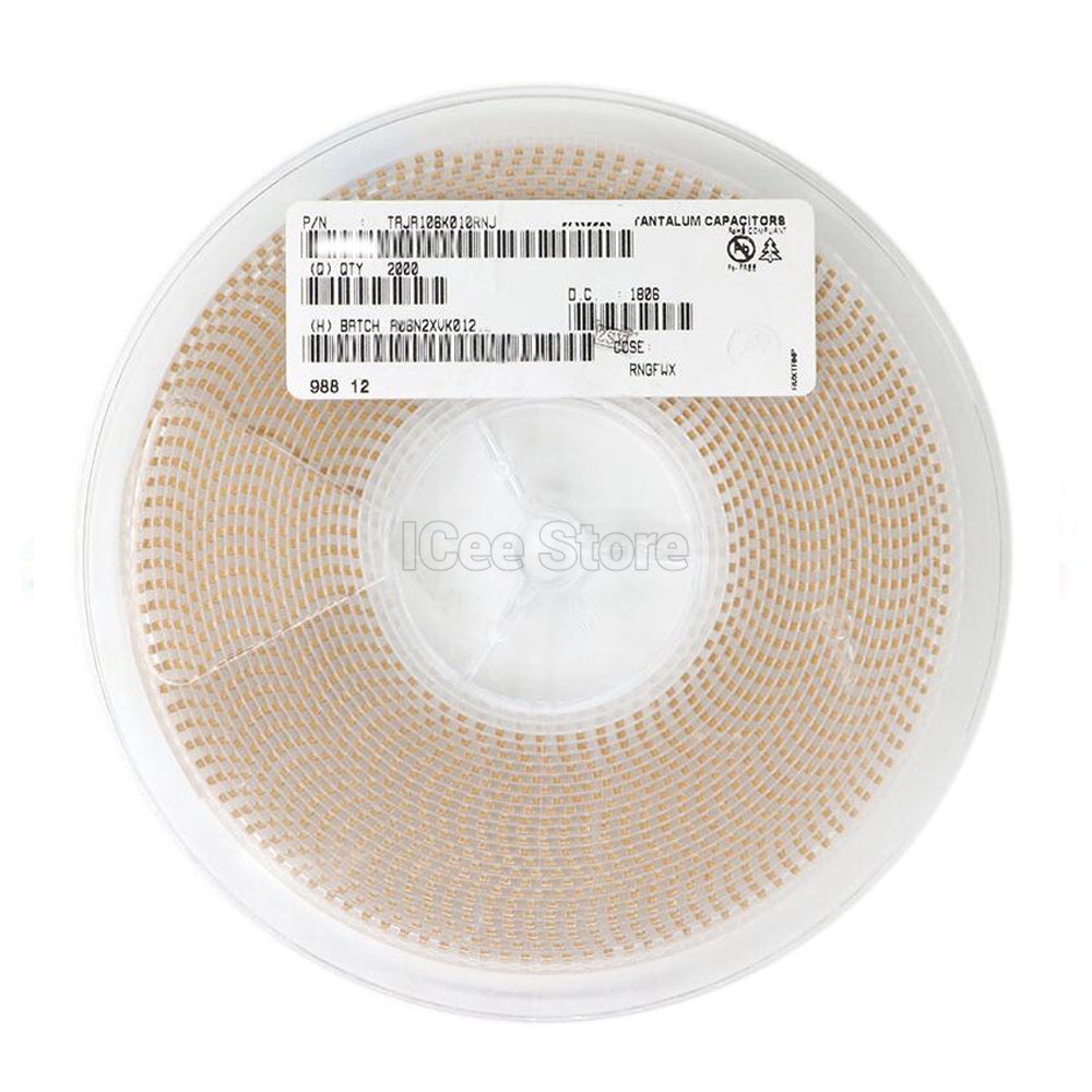 10Pcs A Case 3216 Tantalum Capacitors 6.3V 10V 16V 25V 35V 0.1UF 2.2UF 4.7UF 10UF 22UF 47UF 100UF