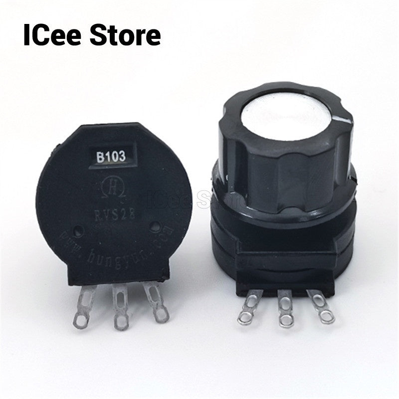 Original Potentiometer RVS28P 3Pin 1K 5K 10K 100K 1M for Welding Machine switch RVS28 B102 B103 B223 B472 B474 B502