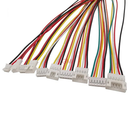 10Pcs Micro JST PH 2.0mm Pitch Male Female Socket Wire Cable Connector 2P-6Pin PH2.0 Plug Jack Terminal Cables 26AWG 20CM
