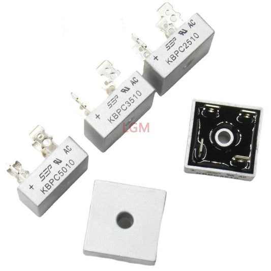 New Original Single-phase Bridge Stack KBPC5010 KBPC1510 KBPC2510 KBPC3510 KBP Single-phase Rectifier Diode Single-phase Bridge