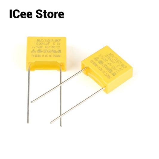 100Pcs X2 Safety Capacitors P15 275V 0.1UF 0.15UF 0.22UF 0.33UF 0.47UF0.68UF Polypropylene Film Safety Capacitor P=15MM