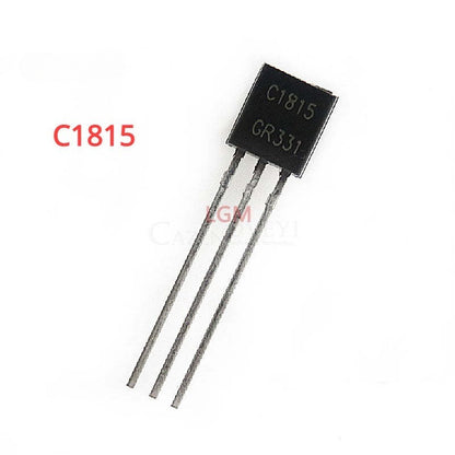100Pcs TO-92 NPN 2SC1815 C1815 Transistor