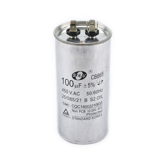 CBB65 Motor Capacitor Air Conditioner Compressor Start Capacitor 450V AC 5UF 6UF 15uF 20uF 25uF 30uF 35uF 40uF 45uF 50uF