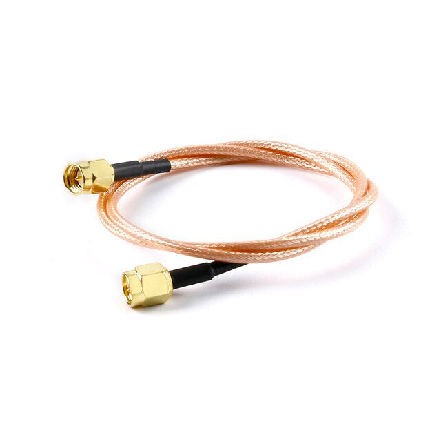 2Pcs RG316 SMA Male Plug To SMA Male Connector Wire Terminal Crimp RF Coaxial Jumper Pigtail Cable for Radio Antenna