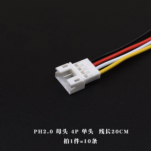 10Pcs Micro JST PH 2.0mm Pitch Male Female Socket Wire Cable Connector 2P-6Pin PH2.0 Plug Jack Terminal Cables 26AWG 20CM