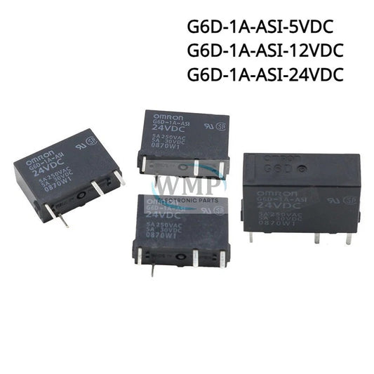Original Power Relay G6D-1A-ASI-24VDC 5V 12V 24V New