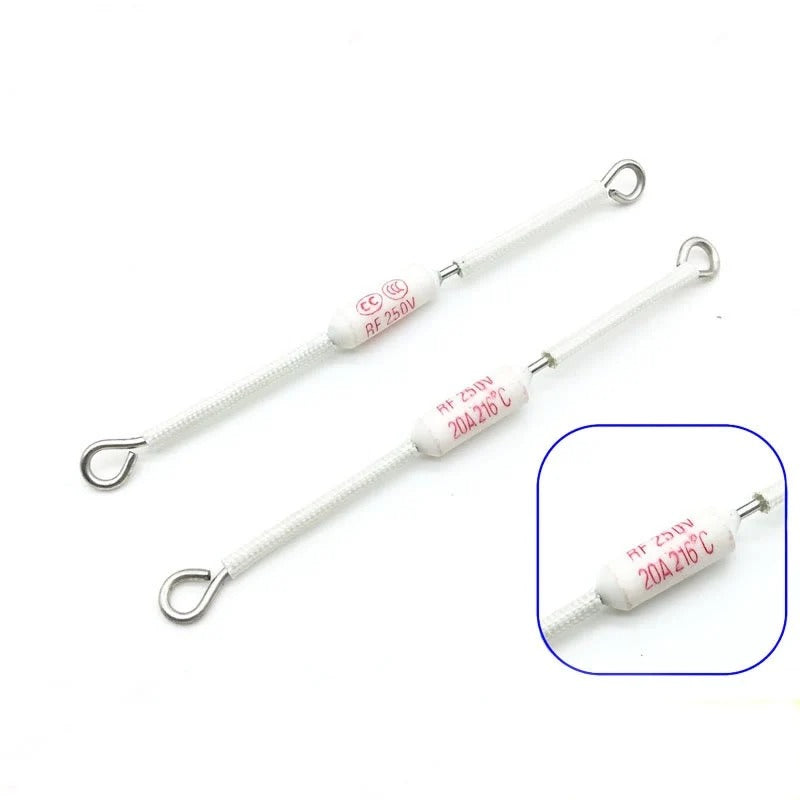 5Pcs RF Rice Cooker Ceramic Thermal Fuse Cutoff 250V 10A 15A 20A  Temperature Fuse