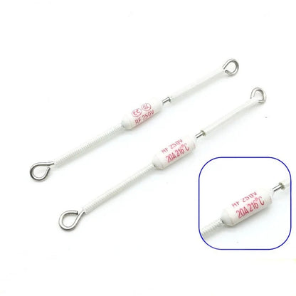 5Pcs RF Rice Cooker Ceramic Thermal Fuse Cutoff 250V 10A 15A 20A  Temperature Fuse