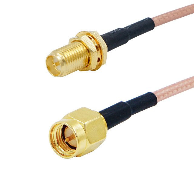 2Pcs RG316 Cable SMA to SMA Connector RF Coaxial Jumper Pigtail Cable 10cm  For Radio Wifi 4G Antenna