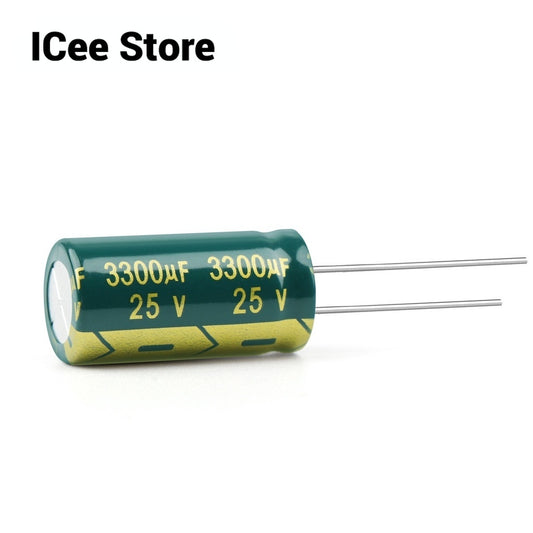Aluminum Electrolytic Capacitor 25V High Frequency Low ESR 25V 10UF 47UF 100UF 220UF 330UF 470UF 680UF 1000UF 2200UF 4700UF 10000UF